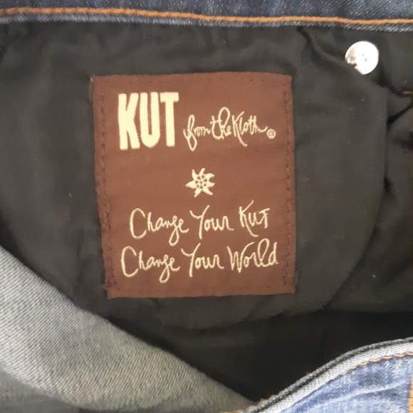 KUT from the cloth crop Jeans sz 6 *C6 - Picture 5 of 7